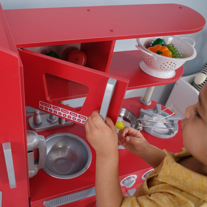 SwingsetPlus Vintage Play Kitchen - Red