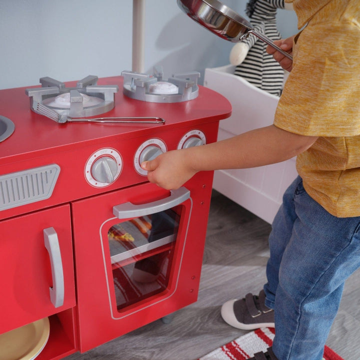 SwingsetPlus Vintage Play Kitchen - Red
