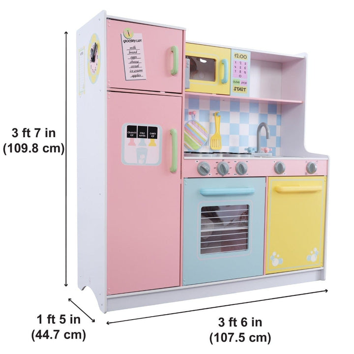 SwingsetPlus Large Pastel Play Kitchen