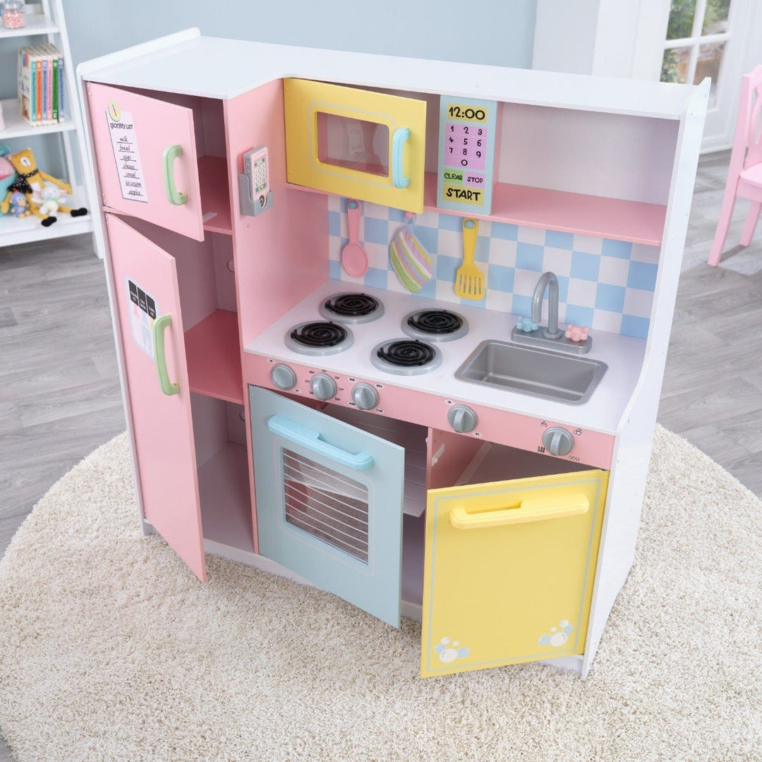 SwingsetPlus Large Pastel Play Kitchen
