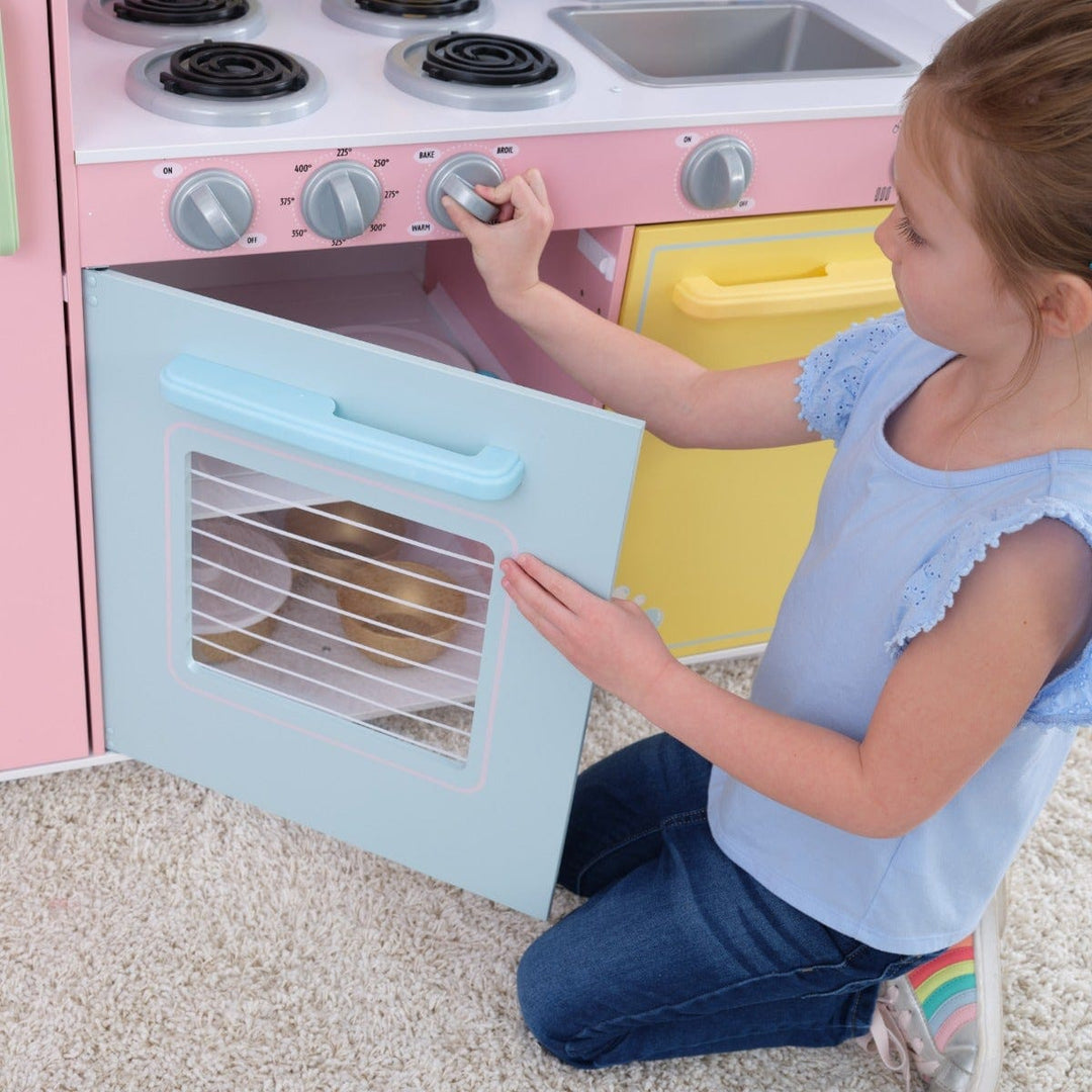 SwingsetPlus Large Pastel Play Kitchen