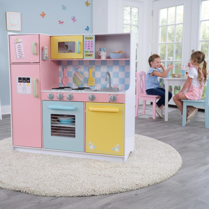 SwingsetPlus Large Pastel Play Kitchen