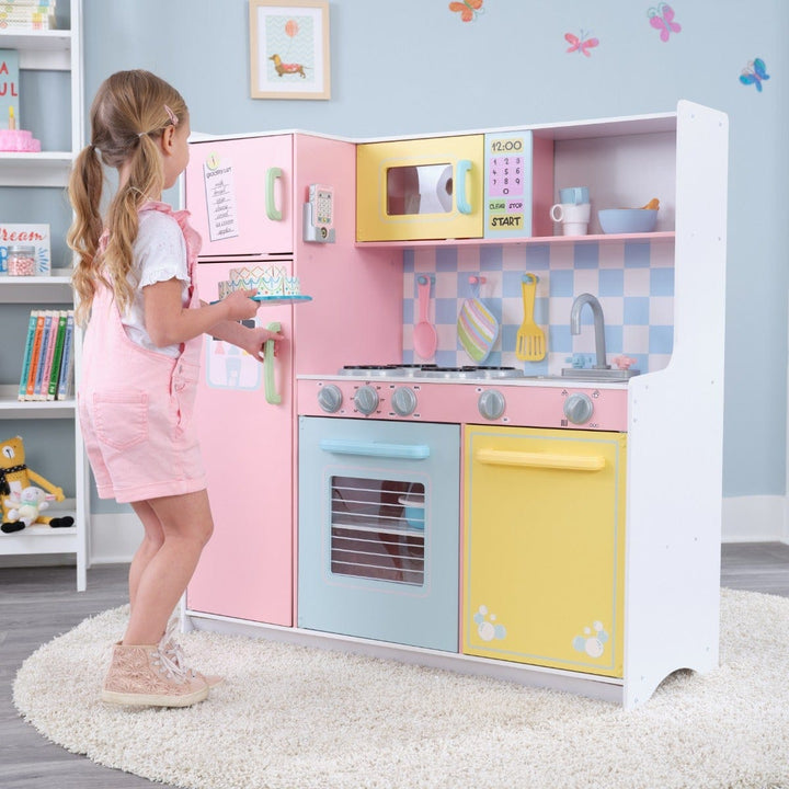SwingsetPlus Large Pastel Play Kitchen