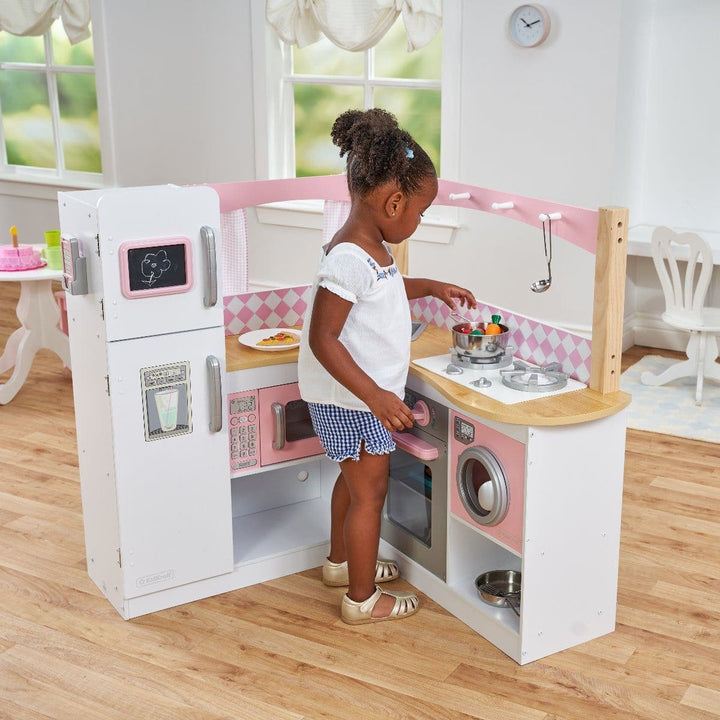 SwingsetPlus Grand Gourmet Corner Play Kitchen
