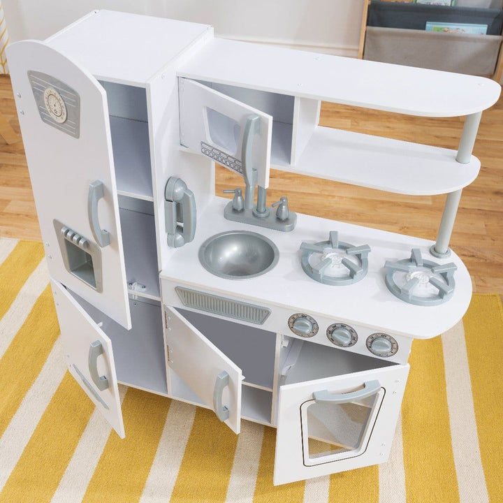 SwingsetPlus Vintage Play Kitchen - White
