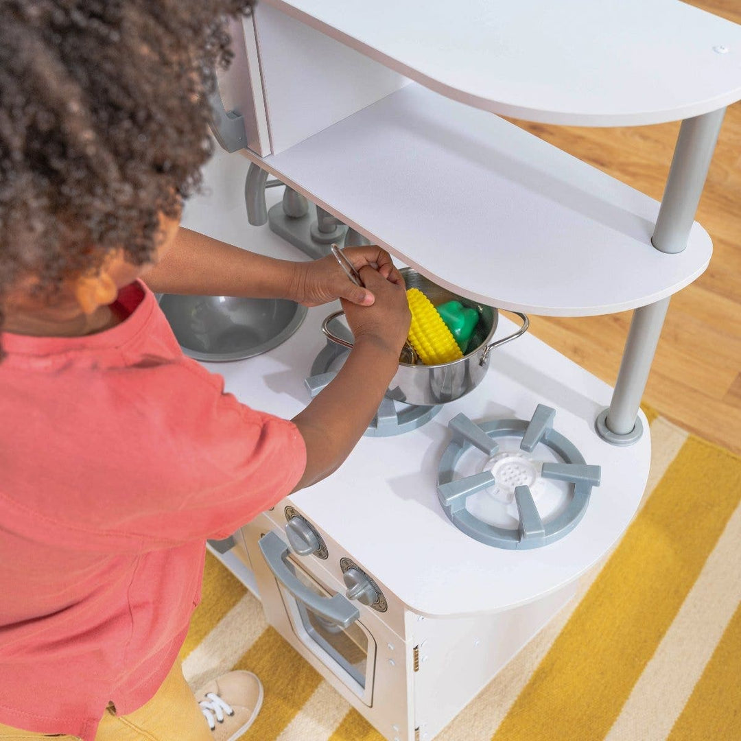 SwingsetPlus Vintage Play Kitchen - White