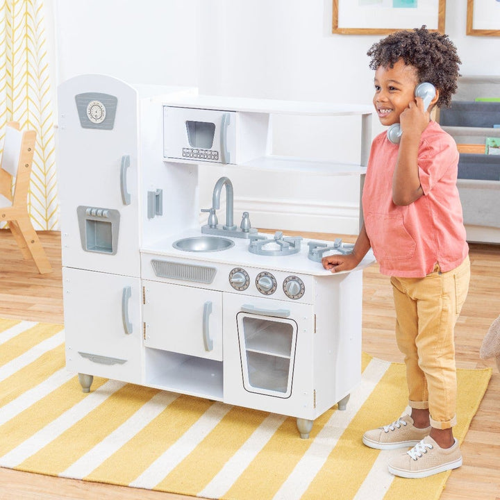 SwingsetPlus Vintage Play Kitchen - White