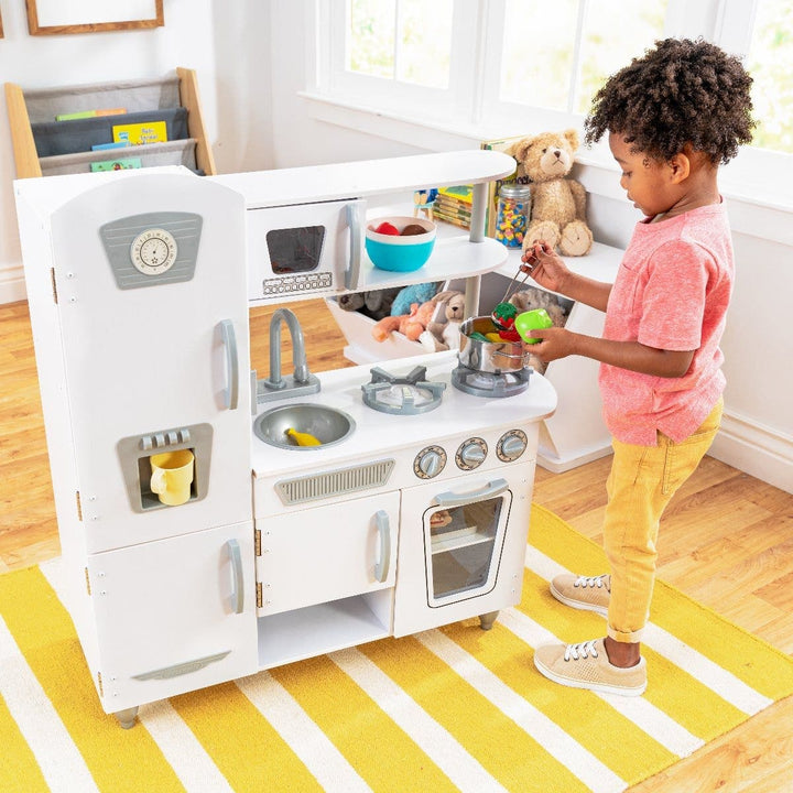 SwingsetPlus Vintage Play Kitchen - White