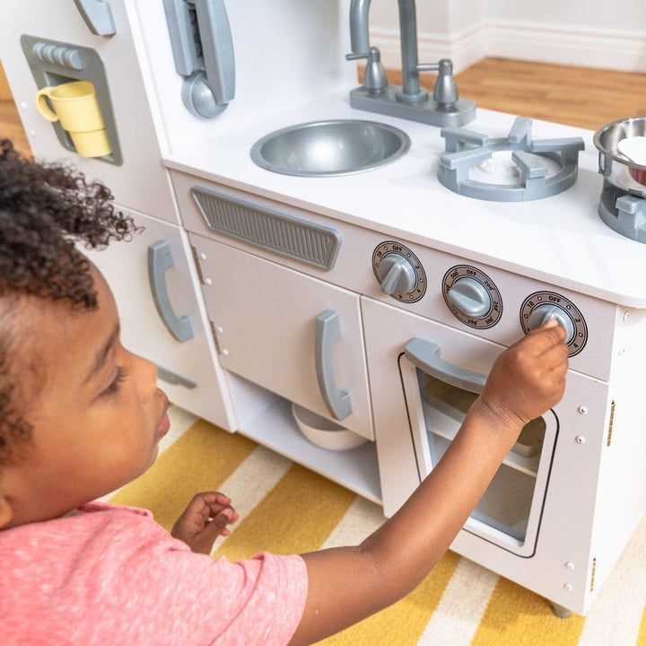 SwingsetPlus Vintage Play Kitchen - White