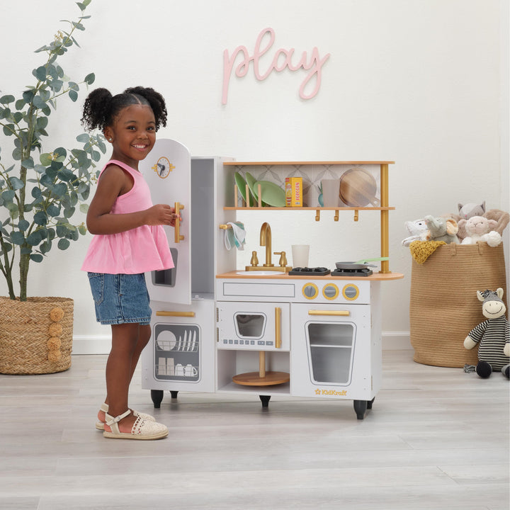 SwingsetPlus Vintage Play Kitchen - White
