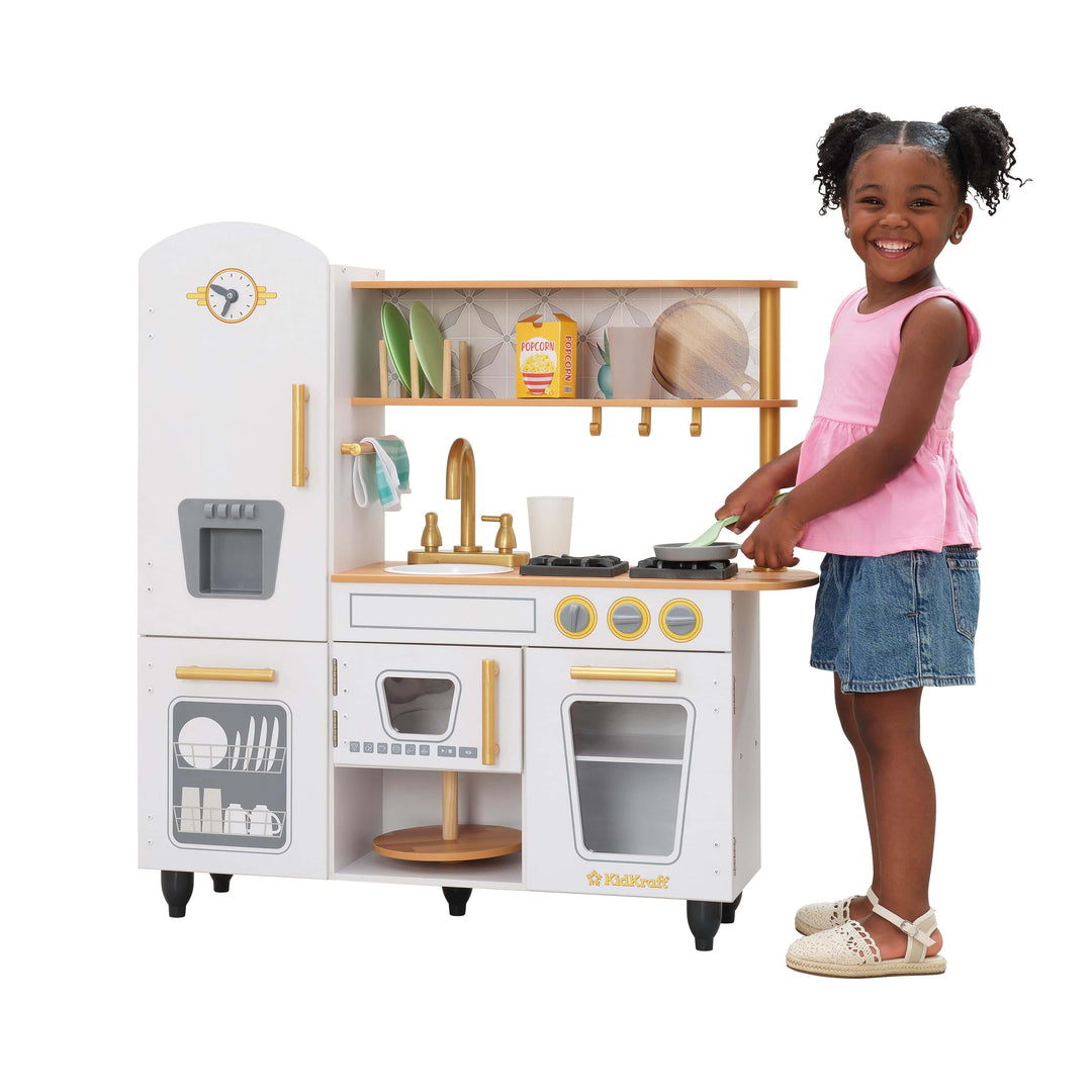 SwingsetPlus Vintage Play Kitchen - White