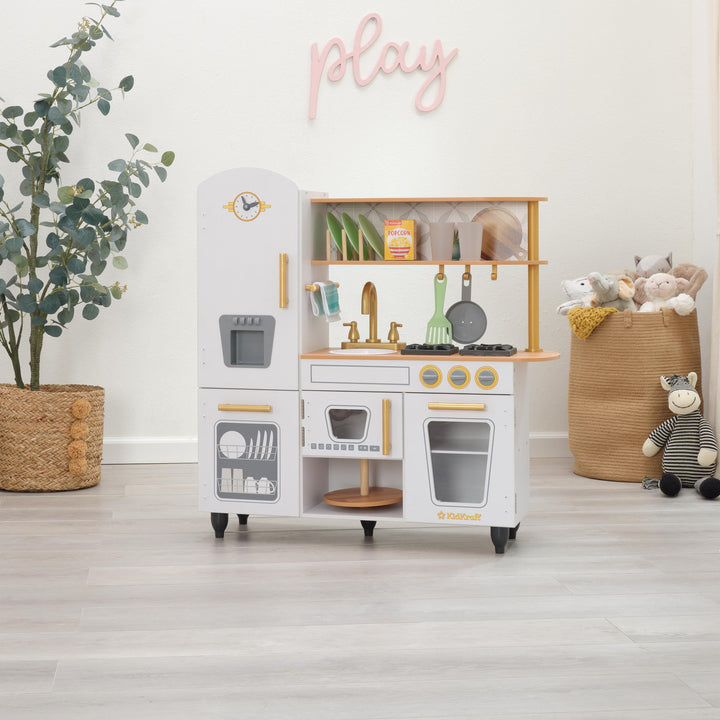 SwingsetPlus Vintage Play Kitchen - White