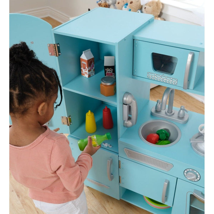 SwingsetPlus Vintage Play Kitchen - Blue