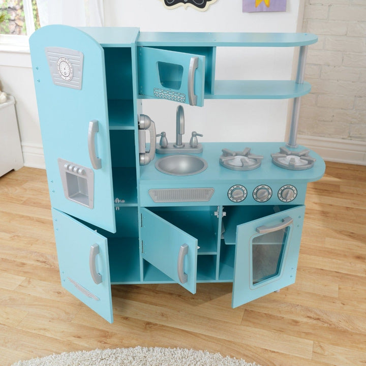 SwingsetPlus Vintage Play Kitchen - Blue