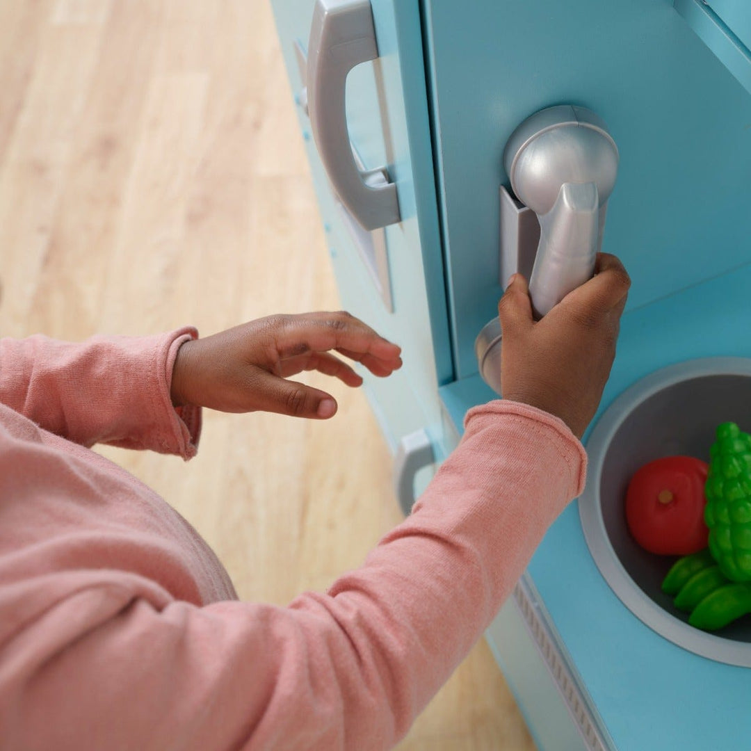 SwingsetPlus Vintage Play Kitchen - Blue