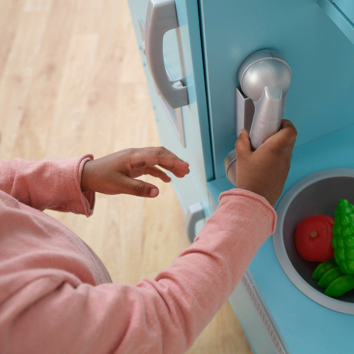 SwingsetPlus Vintage Play Kitchen - Blue