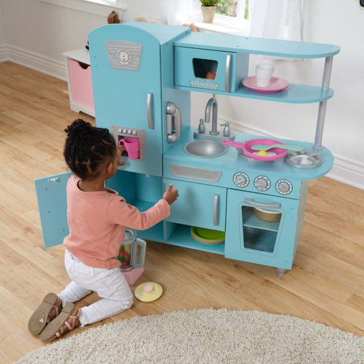 SwingsetPlus Vintage Play Kitchen - Blue