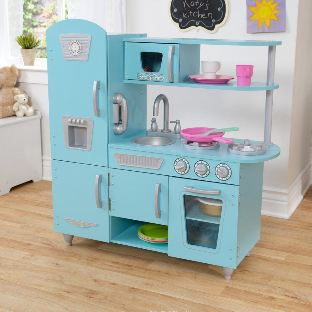 SwingsetPlus Vintage Play Kitchen - Blue