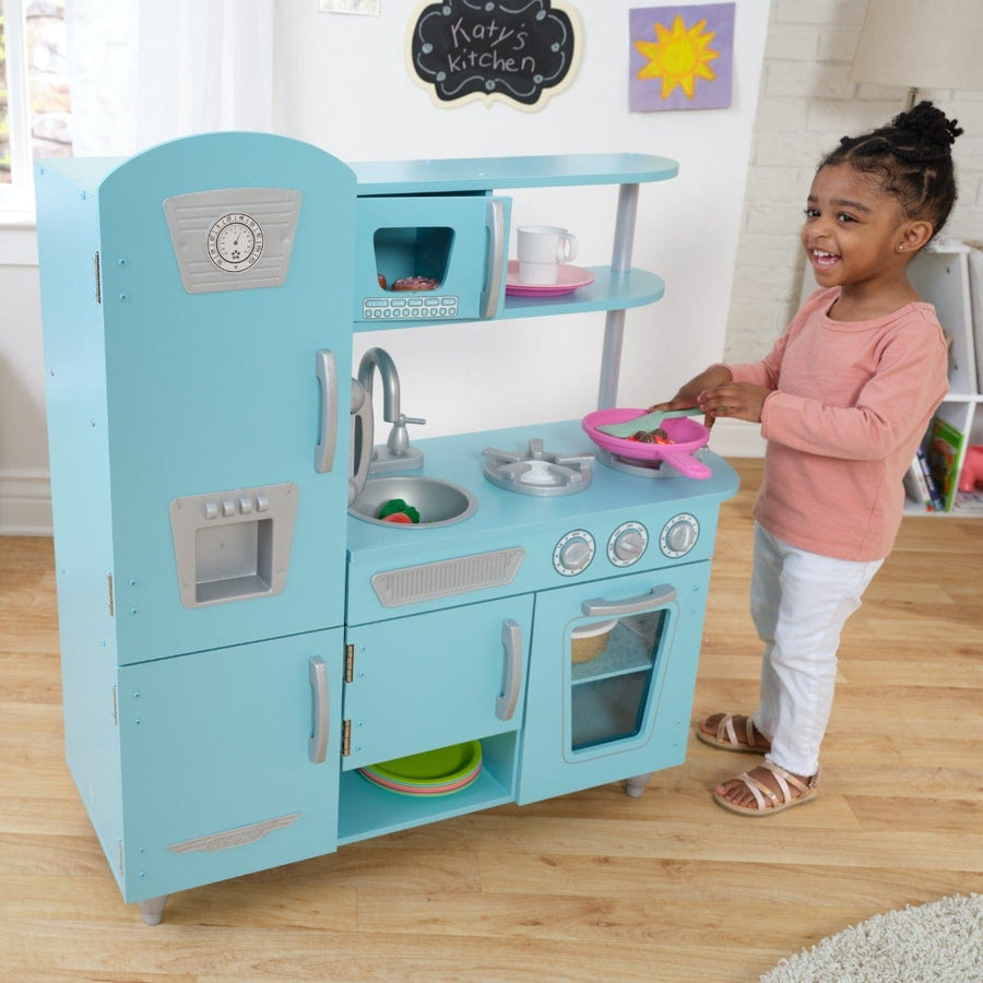 SwingsetPlus Vintage Play Kitchen - Blue