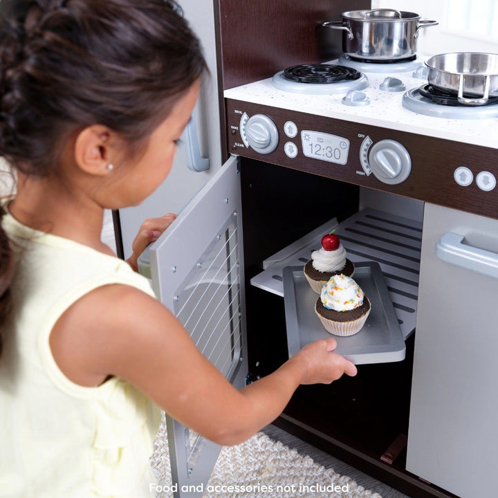 SwingsetPlus Uptown Espresso Play Kitchen