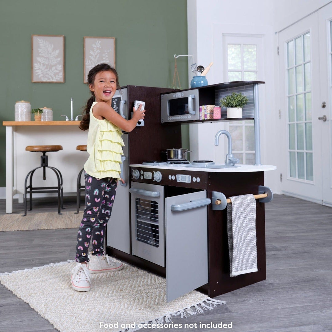 SwingsetPlus Uptown Espresso Play Kitchen