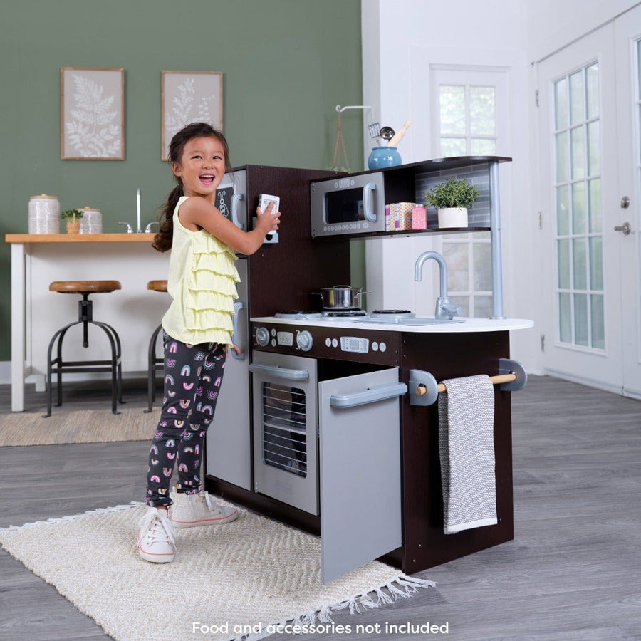 SwingsetPlus Uptown Espresso Play Kitchen