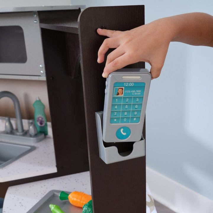 SwingsetPlus Ultimate Corner Play Kitchen - Espresso