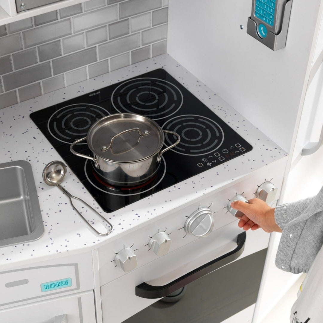 SwingsetPlus Large Play Kitchen with Lights & Sounds - White