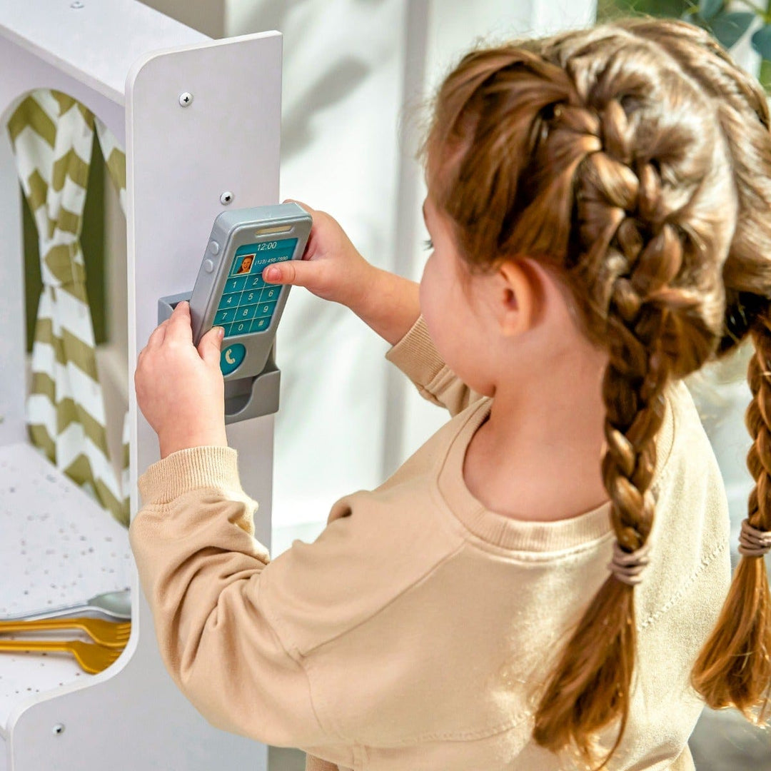 SwingsetPlus Ultimate Corner Play Kitchen - White