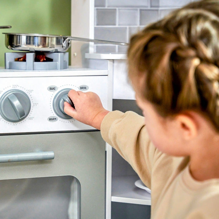 SwingsetPlus Ultimate Corner Play Kitchen - White