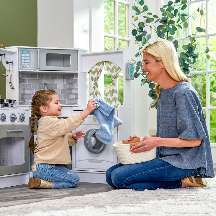 SwingsetPlus Ultimate Corner Play Kitchen - White