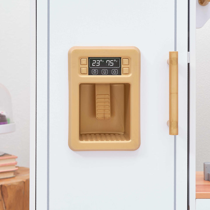 SwingsetPlus Ultimate Corner Wooden Play Kitchen with Lights & Sounds