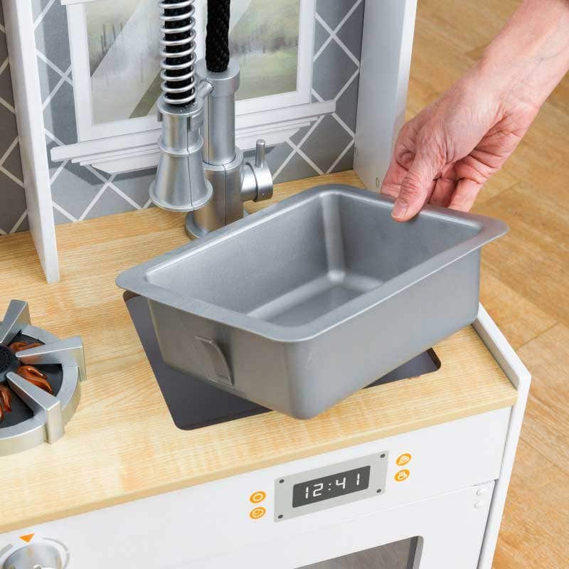 SwingsetPlus Let's Cook Wooden Play Kitchen