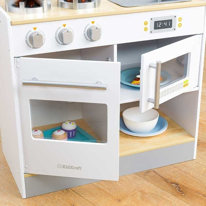 SwingsetPlus Let's Cook Wooden Play Kitchen