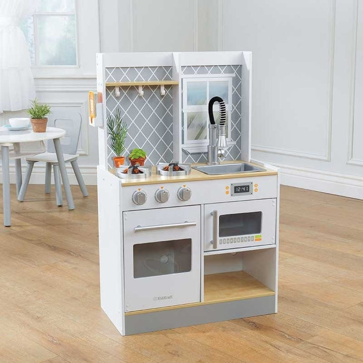 SwingsetPlus Let's Cook Wooden Play Kitchen