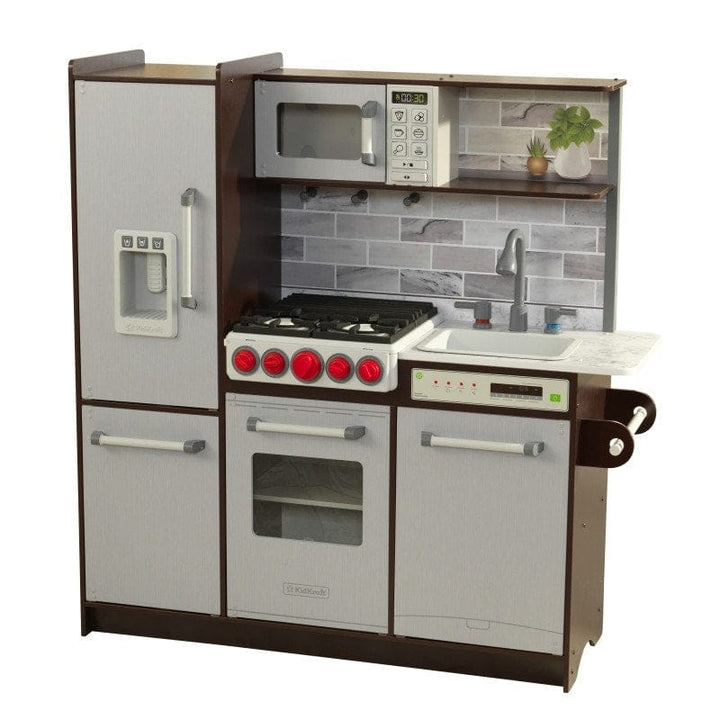 SwingsetPlus Uptown Elite Espresso Play Kitchen