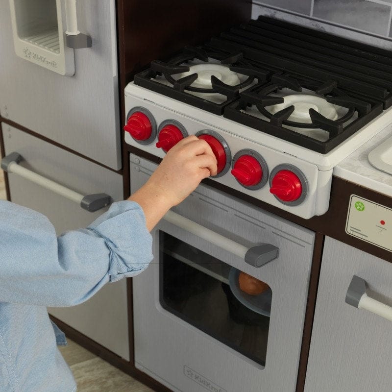 SwingsetPlus Uptown Elite Espresso Play Kitchen