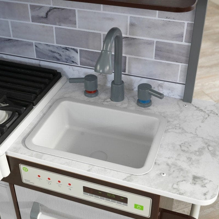 SwingsetPlus Uptown Elite Espresso Play Kitchen