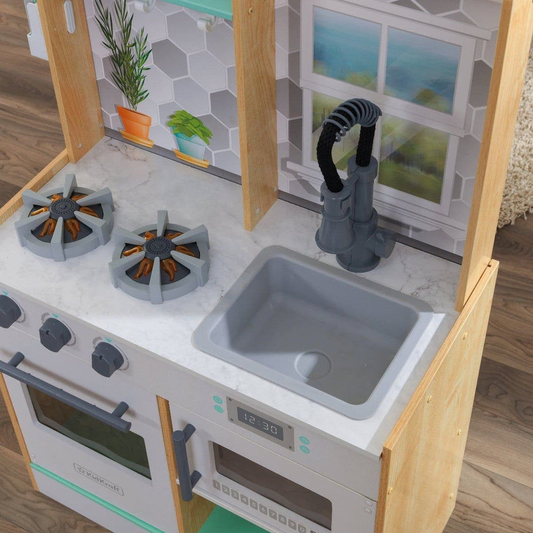 SwingsetPlus Let's Cook Play Kitchen - Natural