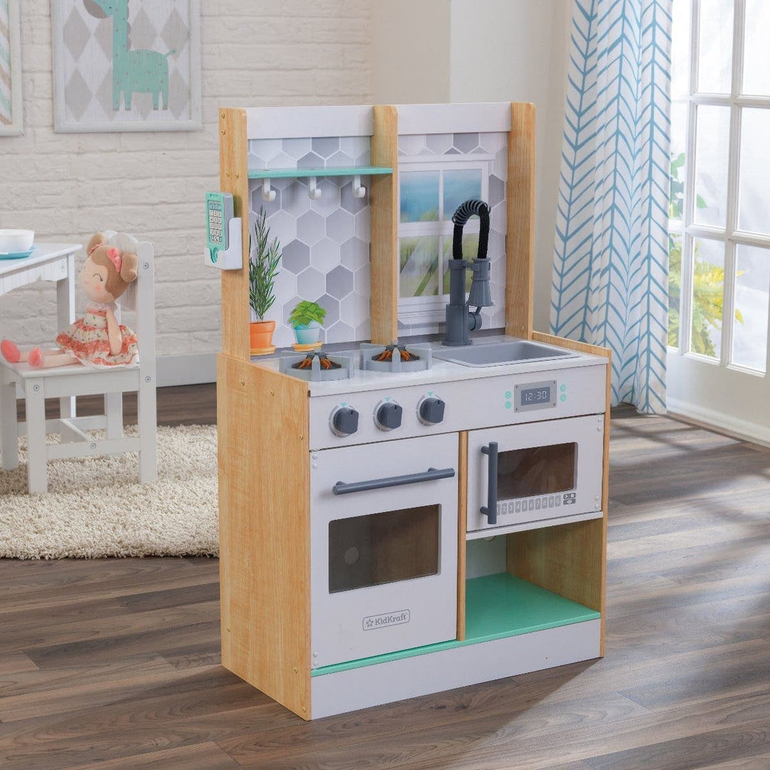 SwingsetPlus Let's Cook Play Kitchen - Natural