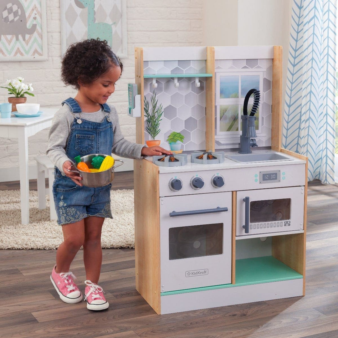 SwingsetPlus Let's Cook Play Kitchen - Natural
