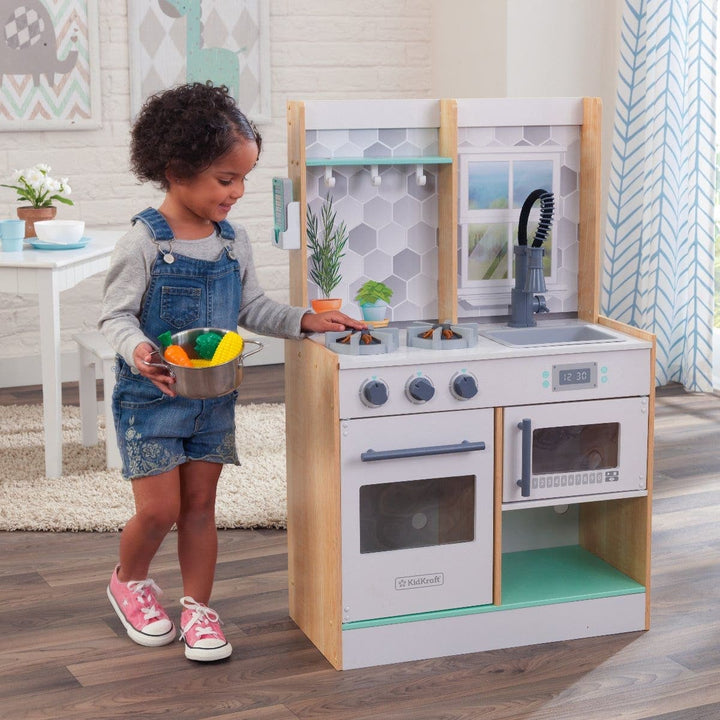 SwingsetPlus Let's Cook Play Kitchen - Natural