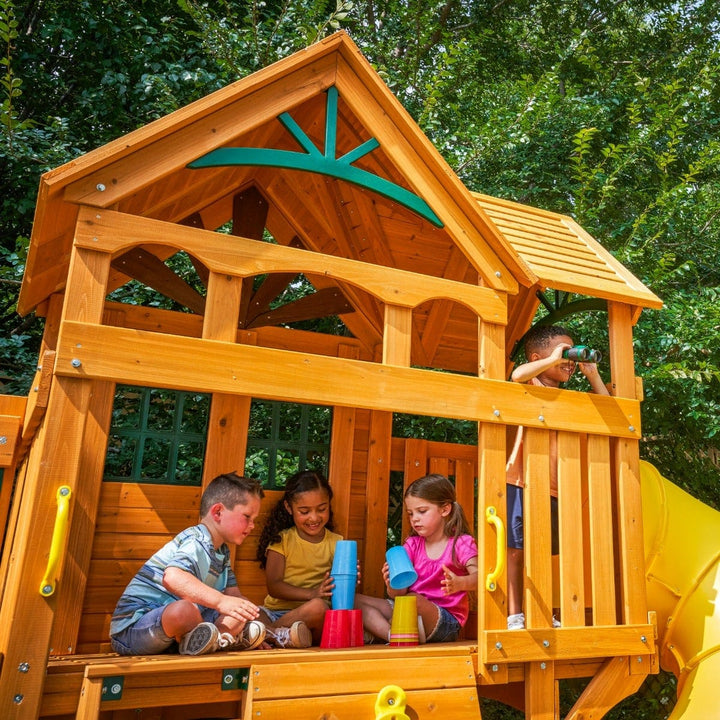 SwingsetPlus Boulder Station Swing Set - Installation Available