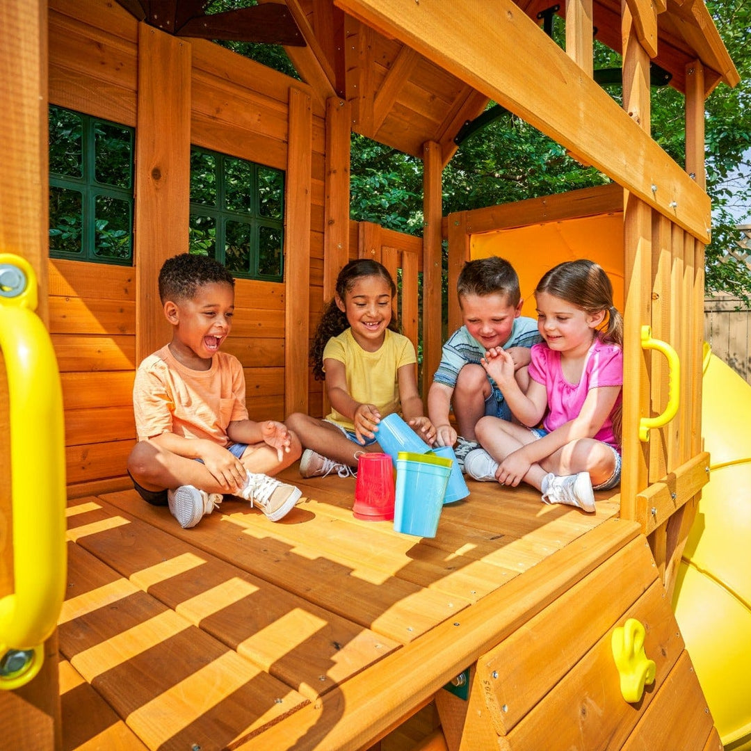 SwingsetPlus Boulder Station Swing Set - Installation Available