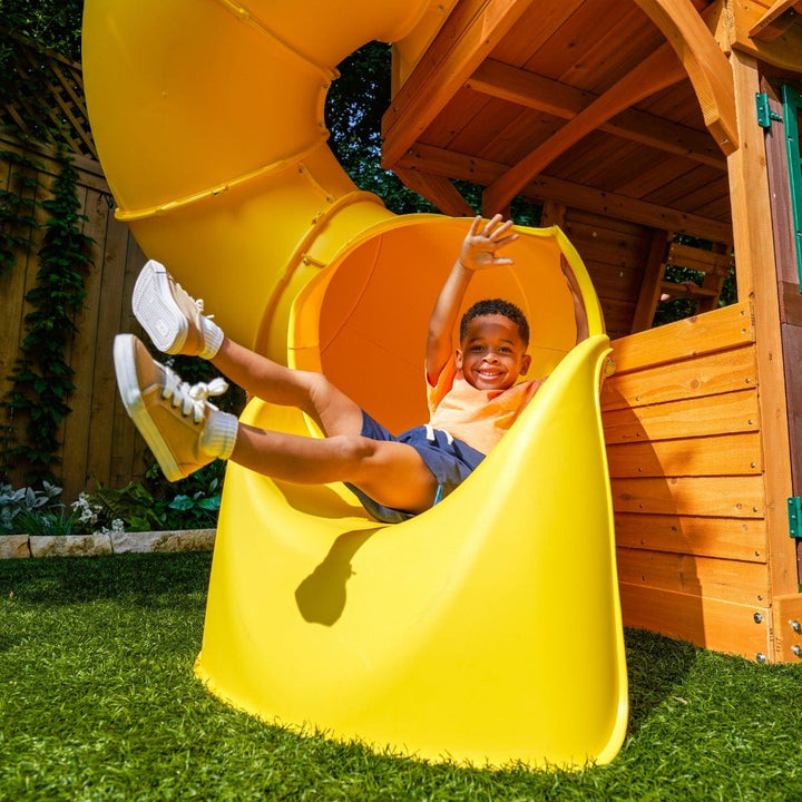 SwingsetPlus Boulder Station Swing Set - Installation Available