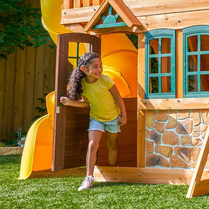 SwingsetPlus Boulder Station Swing Set - Installation Available