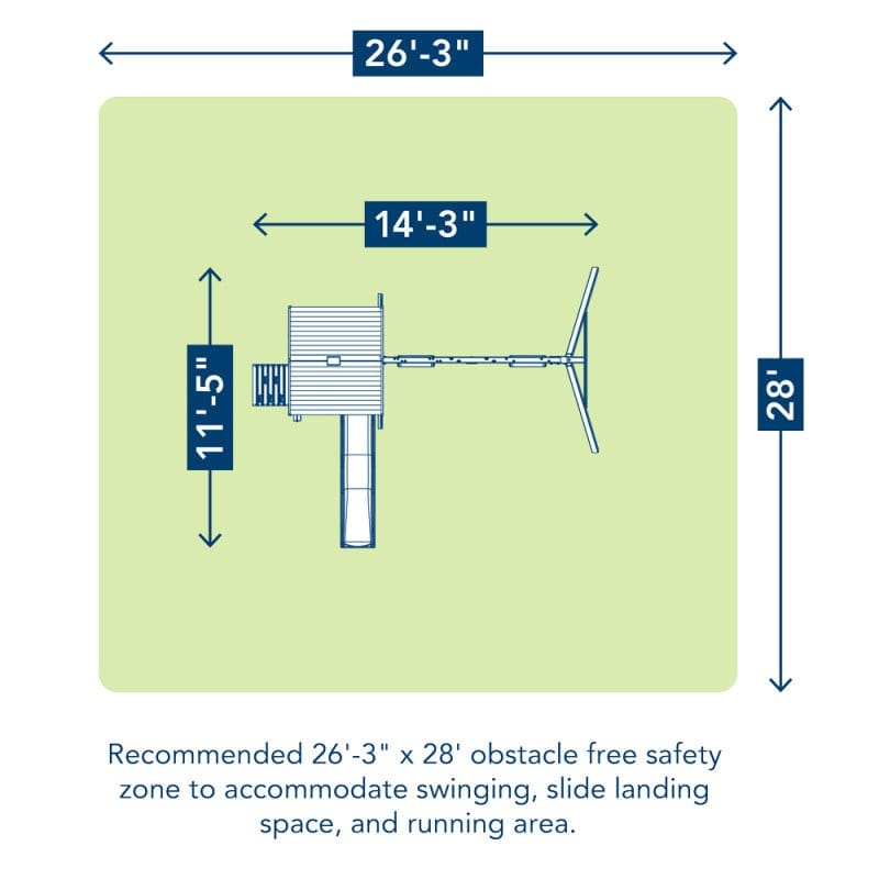 SwingsetPlus McKinley Swing Set - Installation Available