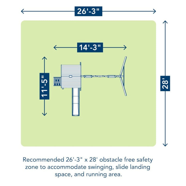 SwingsetPlus McKinley Swing Set - Installation Available