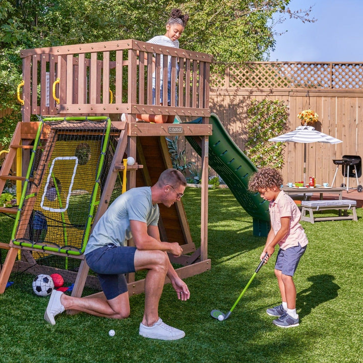 SwingsetPlus All-in-One Sports Adventure Playset