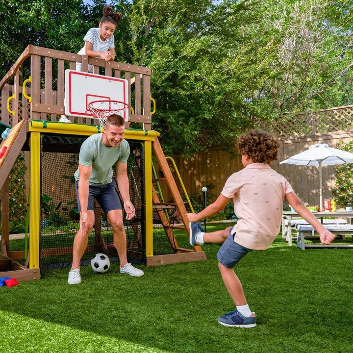 SwingsetPlus All-in-One Sports Adventure Playset